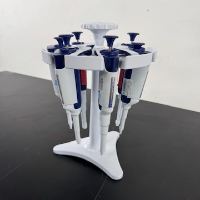 Rainin Pipet-Lite XLS Single Channel Pipettes w/Stand - Quantity 6 image 1